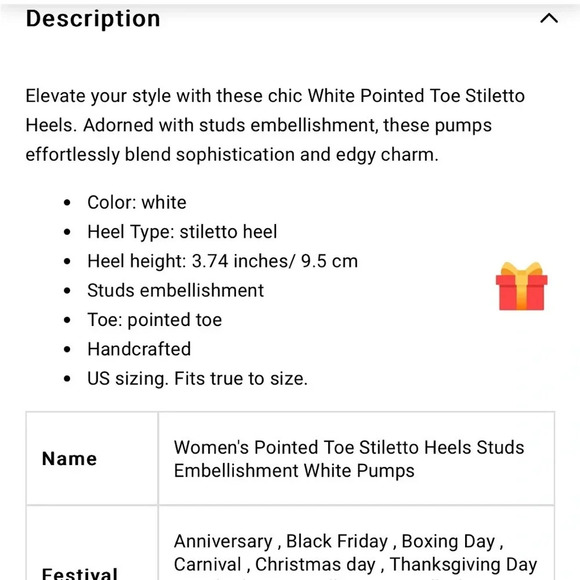 JEFFREY CAMPBELL SPANGLED Pointed Toe Stud Details Heels Pumps Size 9 - Picture 11 of 12